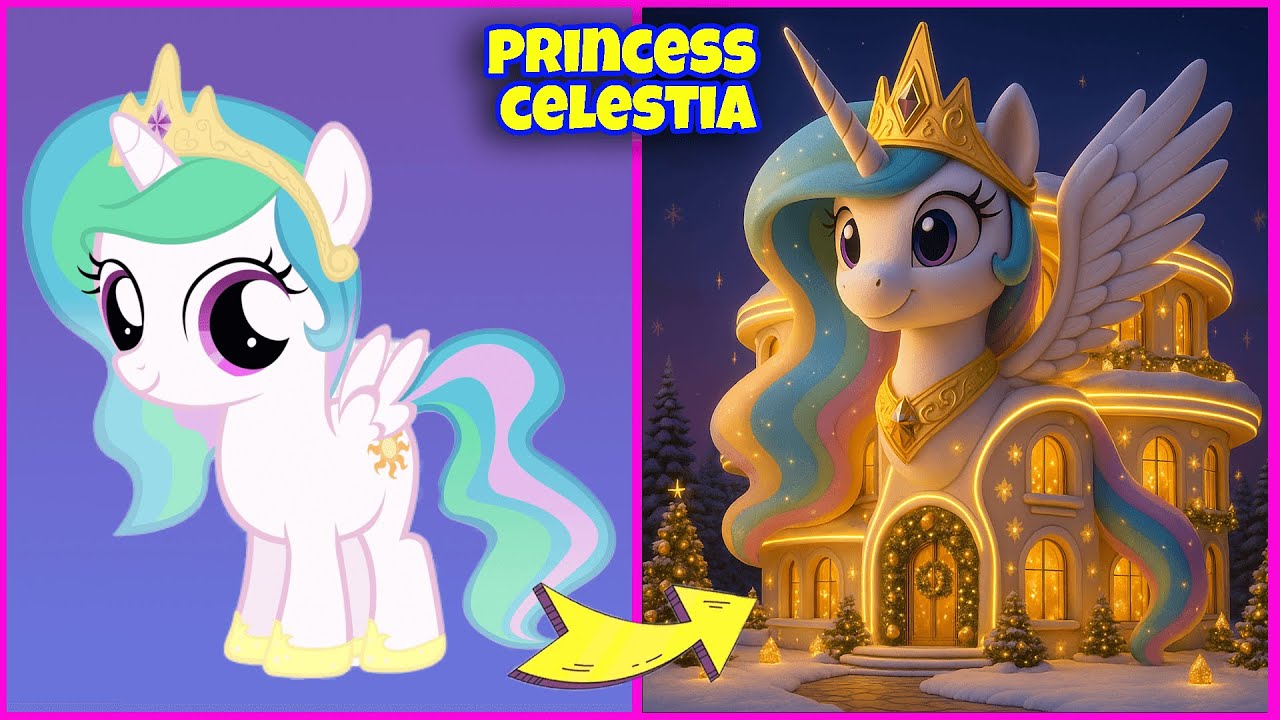 My Little Pony Characters & Their Dream Christmas Homes 🎄