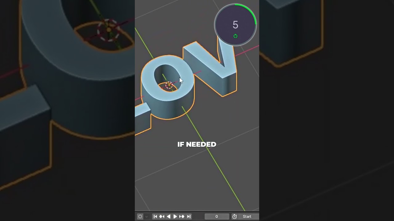 Blender Tip: Create Stunning 3D Text ✍️