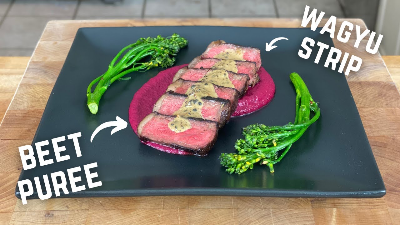 My Love at First Bite: NY Strip with Peppercorn-Cognac Sauce π₯©