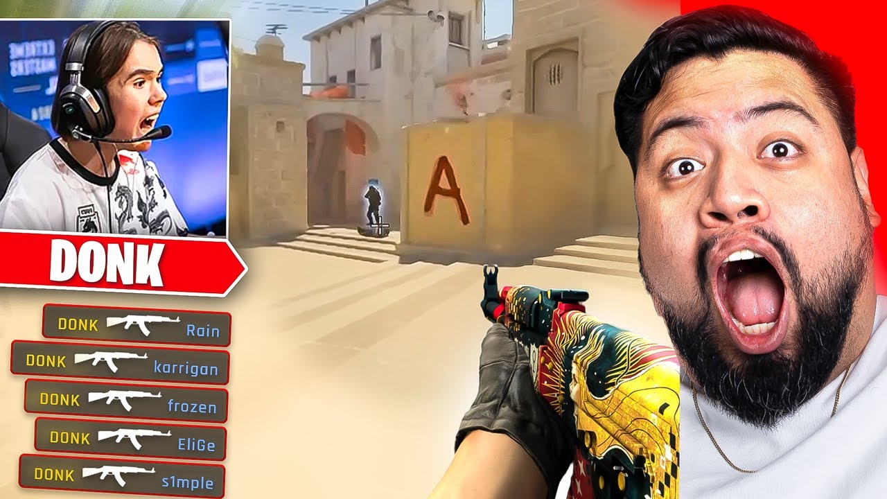 CSGO NOOBS React to DONK 🎯