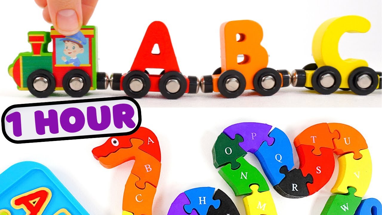 ABC, 123's & Colors Learning Compilation | Alphabet, Numbers, Numberblocks Toys & Puzzles for Kids