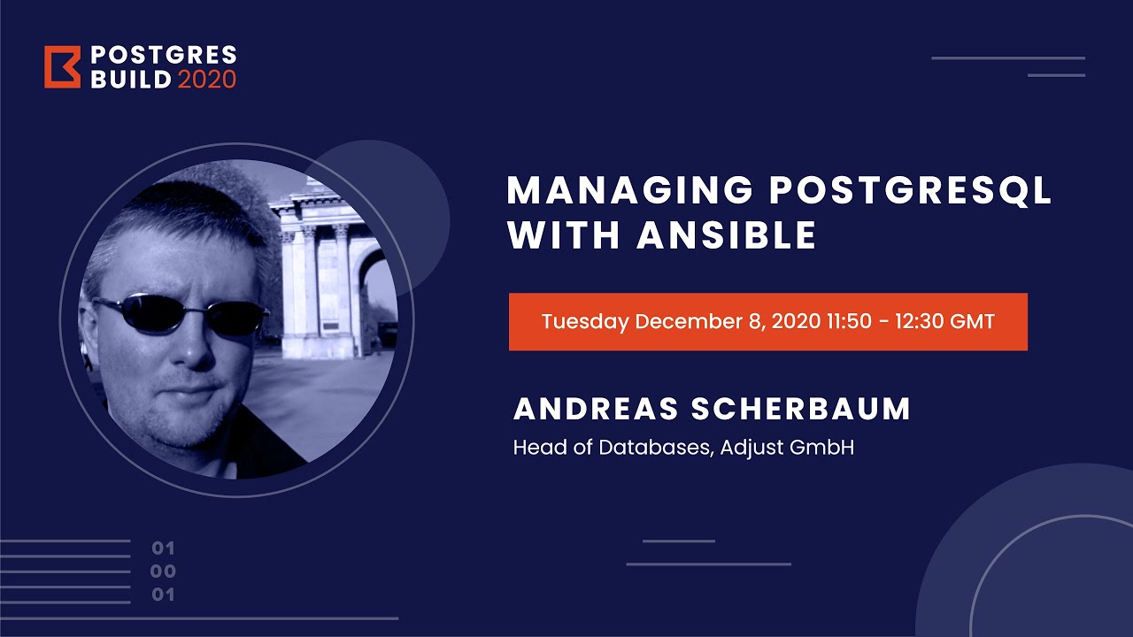 Managing PostgreSQL with Ansible
