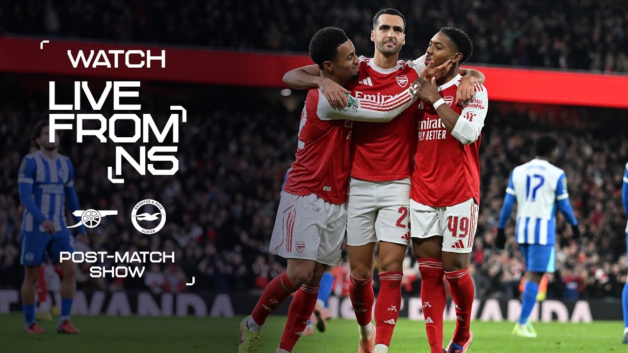 Arsenal Beats Brighton 2-0 to Reach Carabao Cup Quarter-Finals | Live Post-Match Reaction ⚽