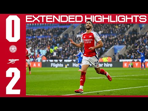 LEAVING IT LATE IN THE EAST MIDLANDS! | EXTENDED HIGHLIGHTS | Leicester City vs Arsenal (0-2) | EPL