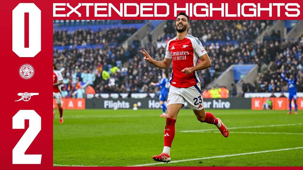 Late Goals Secure Arsenal’s Win Over Leicester City in EPL 🔥