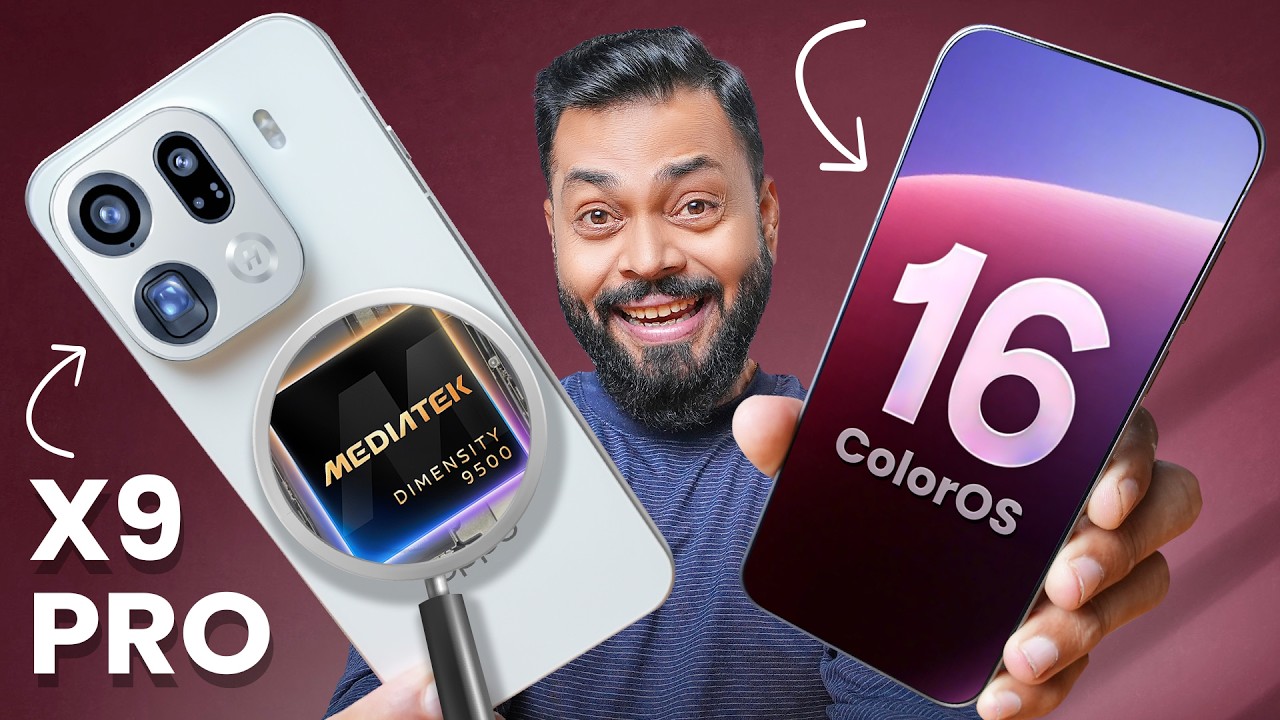 OPPO Find X9 Pro Unboxing & First Look ⚡ ColorOS 16, Dimensity 9500, 200MP 🔭 & More