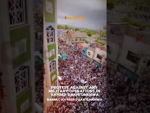 Massive Protest Against Military Operations in KP! #stop #terrorism #Bannu #kpk #pakistannews