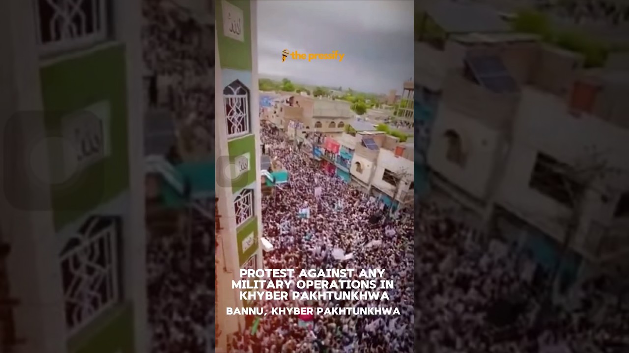 Huge Protest in Bannu Against Military Actions in KPK 🚫