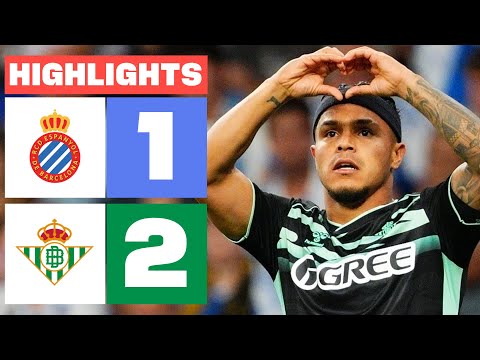 RCD ESPANYOL 1 - 2 REAL BETIS | RESUMEN LALIGA EA SPORTS