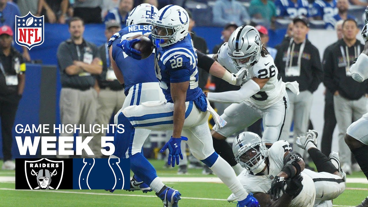 Epic Showdown! Las Vegas Raiders vs Colts | 2025 NFL Week 5 Highlights 🏈