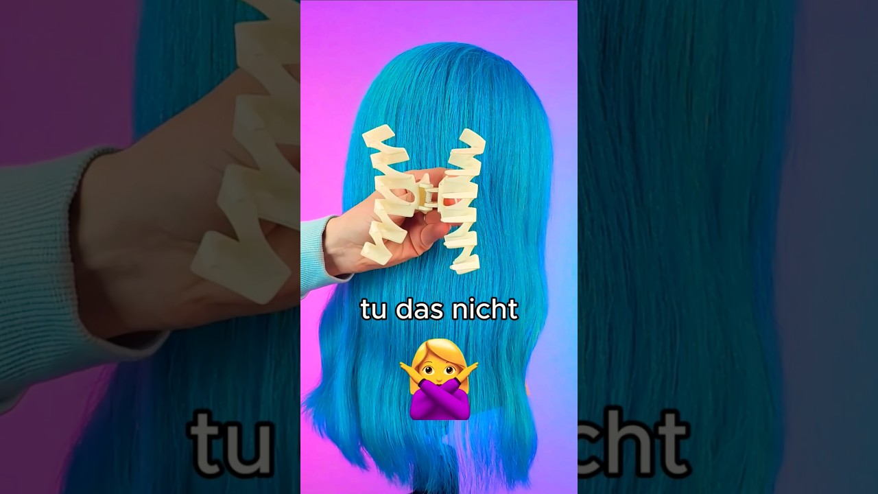 Schnelle & Stylische Frisur mit Haarklammer ✨