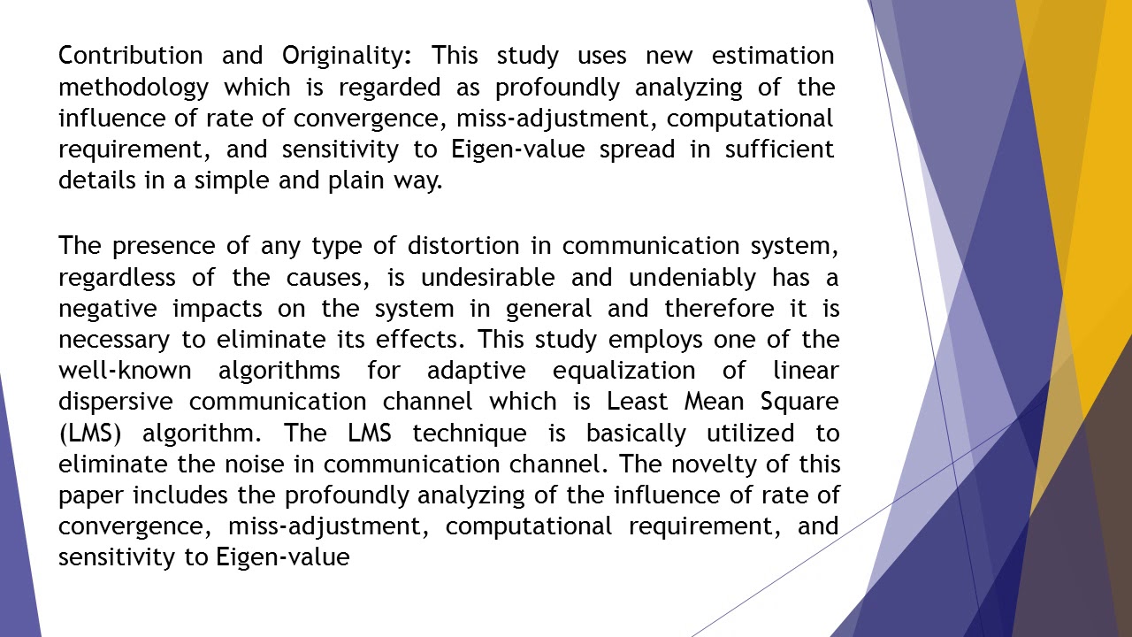 LMS Algorithm for Adaptive Channel Equalization ๐ก