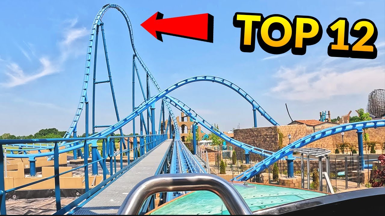 12 Najbardziej Ekstremalne Rollercoastery w Energylandii 2023 🎢 (4K) – Zobacz Adrenalinę na Maxa!