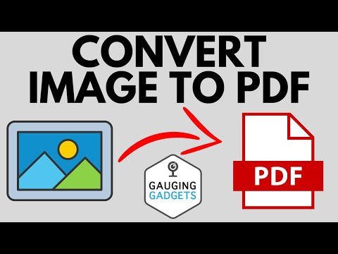 How to Convert Image to PDF - Convert Photo to PDF File