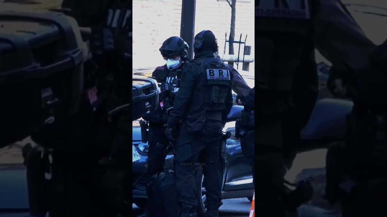 BRI Paris 💥 #police #bri #cops #intervention #gign