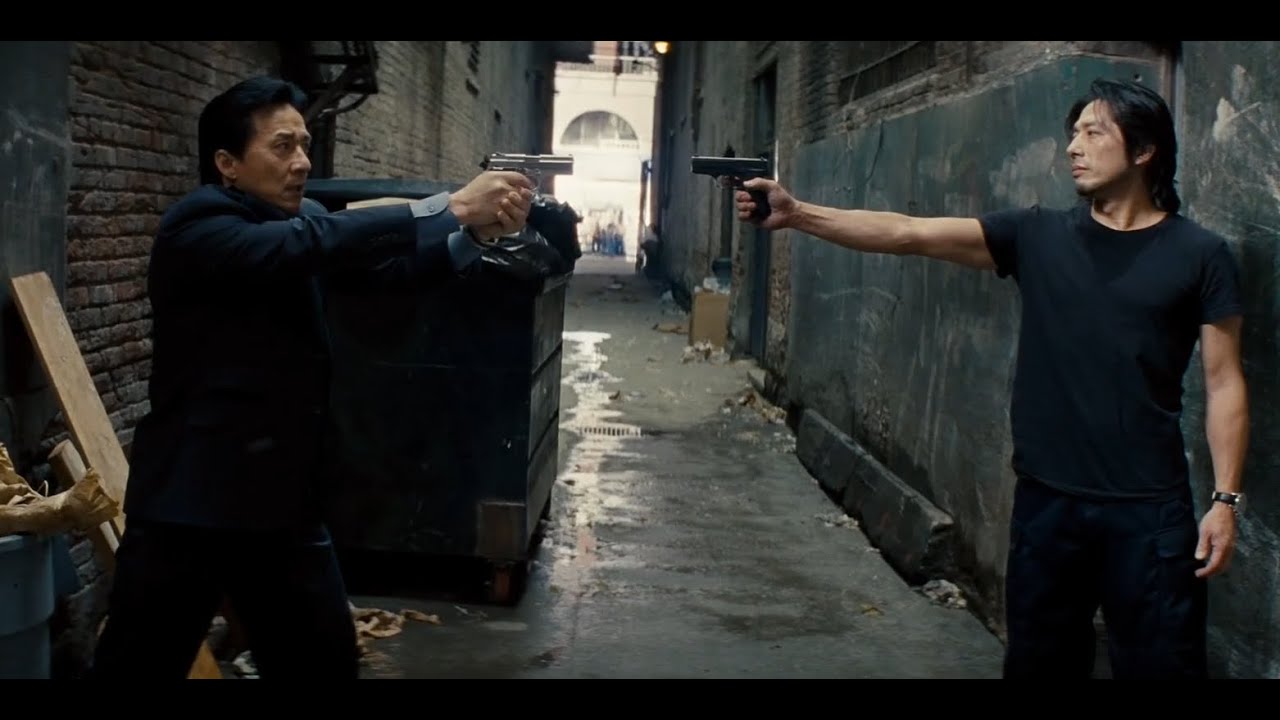 Jackie Chan catches up with the killer. Rush Hour 3 (2007)