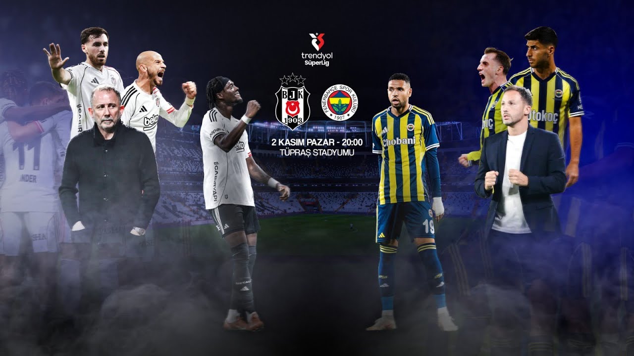Canlı Beşiktaş-Fenerbahçe Derbisi Yaklaşıyor! 🔥 Tüm Detaylar ve Son Dakika Gelişmeleri