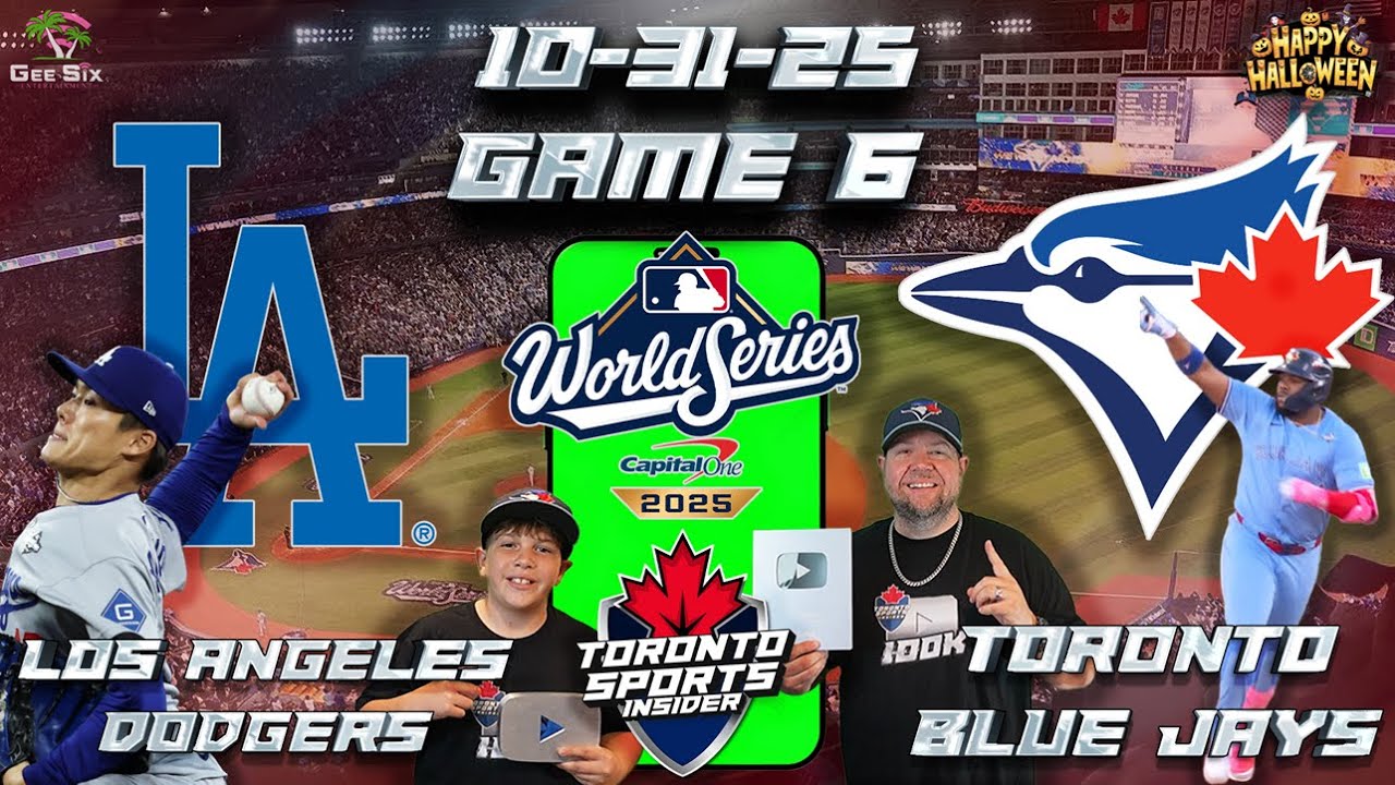 🔥 Live Reaction: Dodgers vs Blue Jays - World Series Game 6 | Watch Live Now