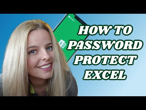 #SHORTS EXCEL TUTORIAL - HOW TO PASSWORD PROTECT AN EXCEL FILE