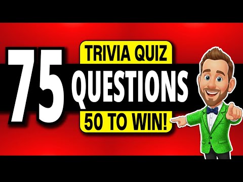 75 Trivia QUIZ questions EVERYONE should know! 🏆 Pub Quiz General Knowledge