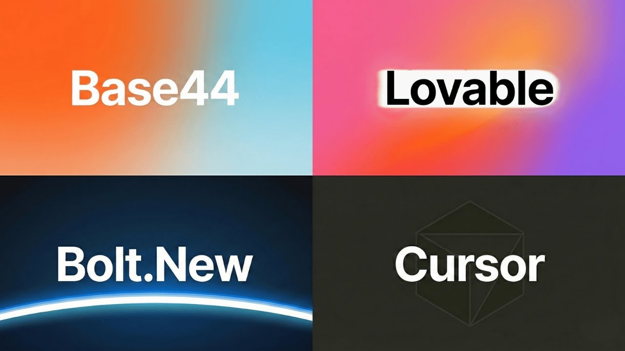 Base44 vs Lovable vs Bolt.New vs Cursor