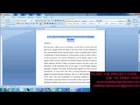 A New Approach of Digital Signature Verification based on BioGamal Algorithm