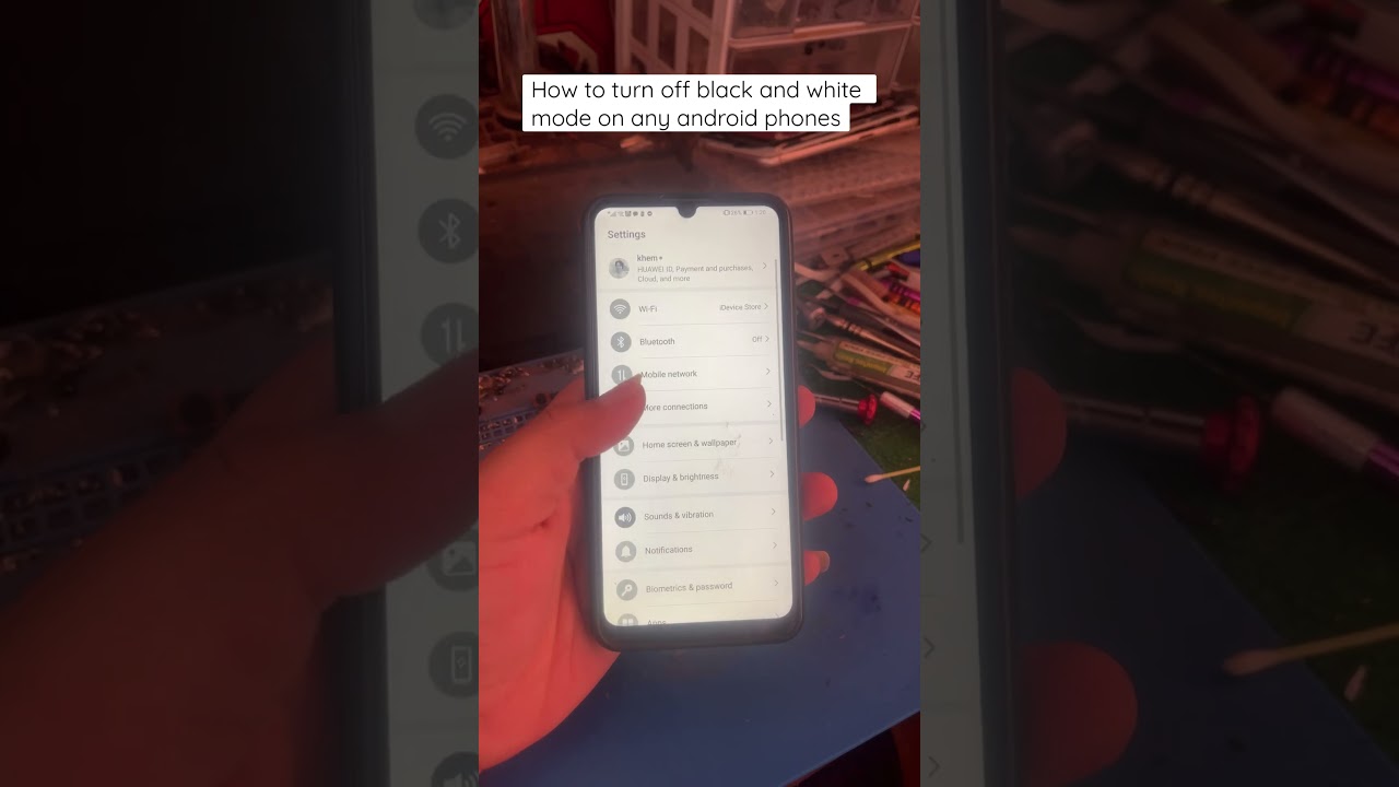 Disable Black & White Mode on Any Android π±