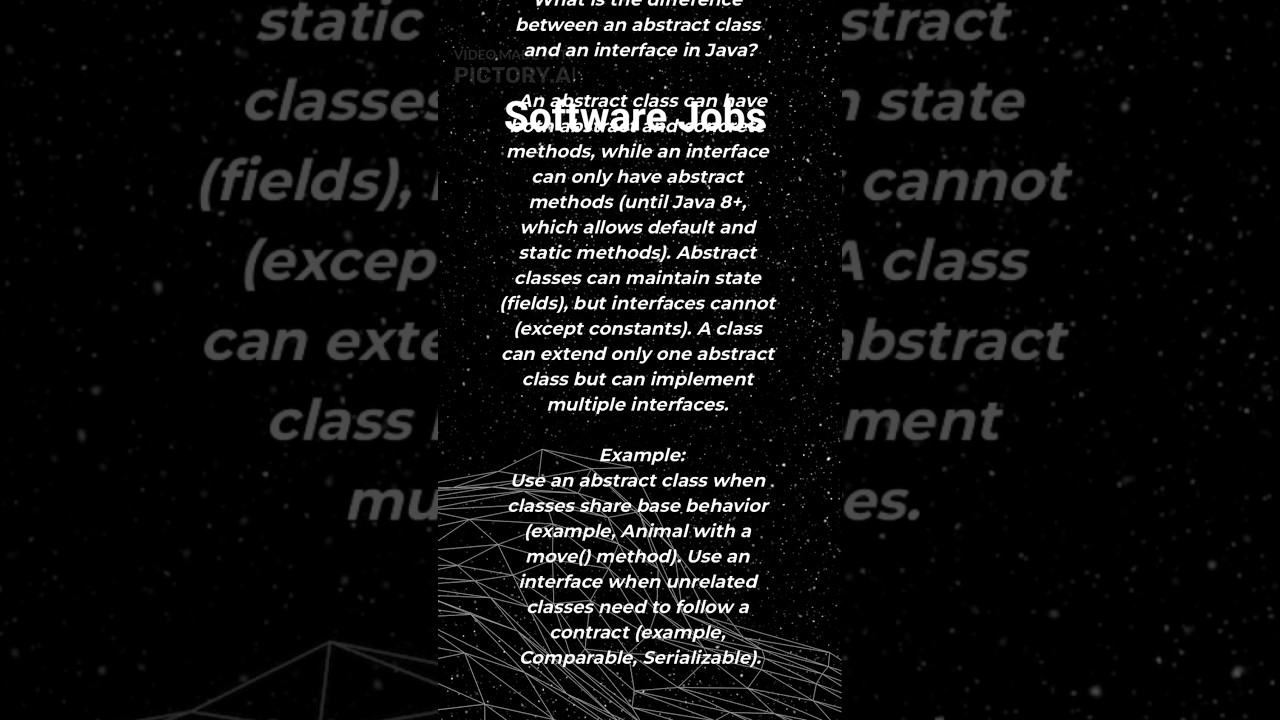 Abstract Class vs Interface in Java 📝