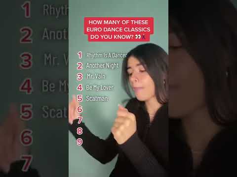 HOW MANY OF THESE 90S EURO DANCE TRACKS DO YOU KNOW? #shorts 💃🎵 | MUCHMUSIC