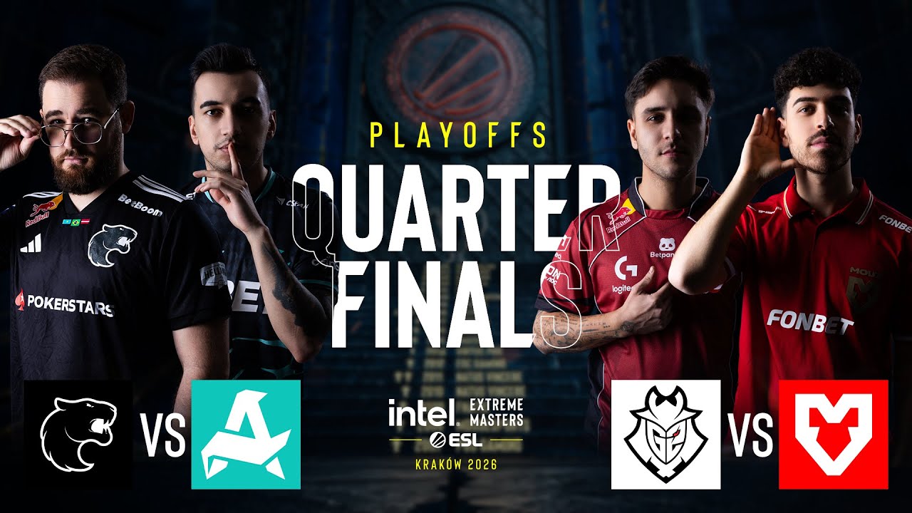 IEM Krakow 2026 Day 8 Quarterfinals 🏆