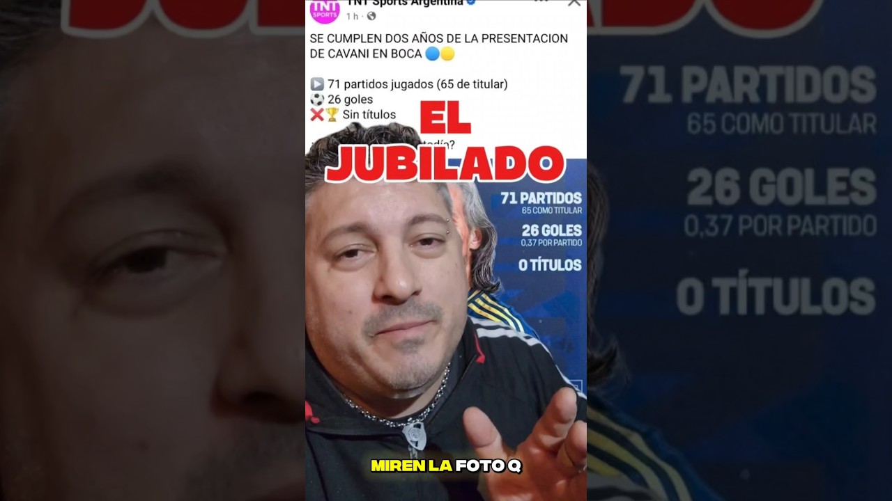 TNT Sports Critica a Cavani