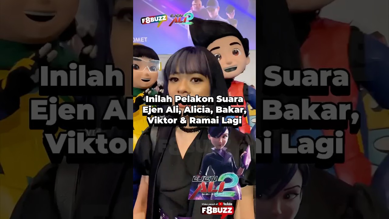 Pelakon Suara Ejen Ali Bawa 3 Watak! 🫨🔥