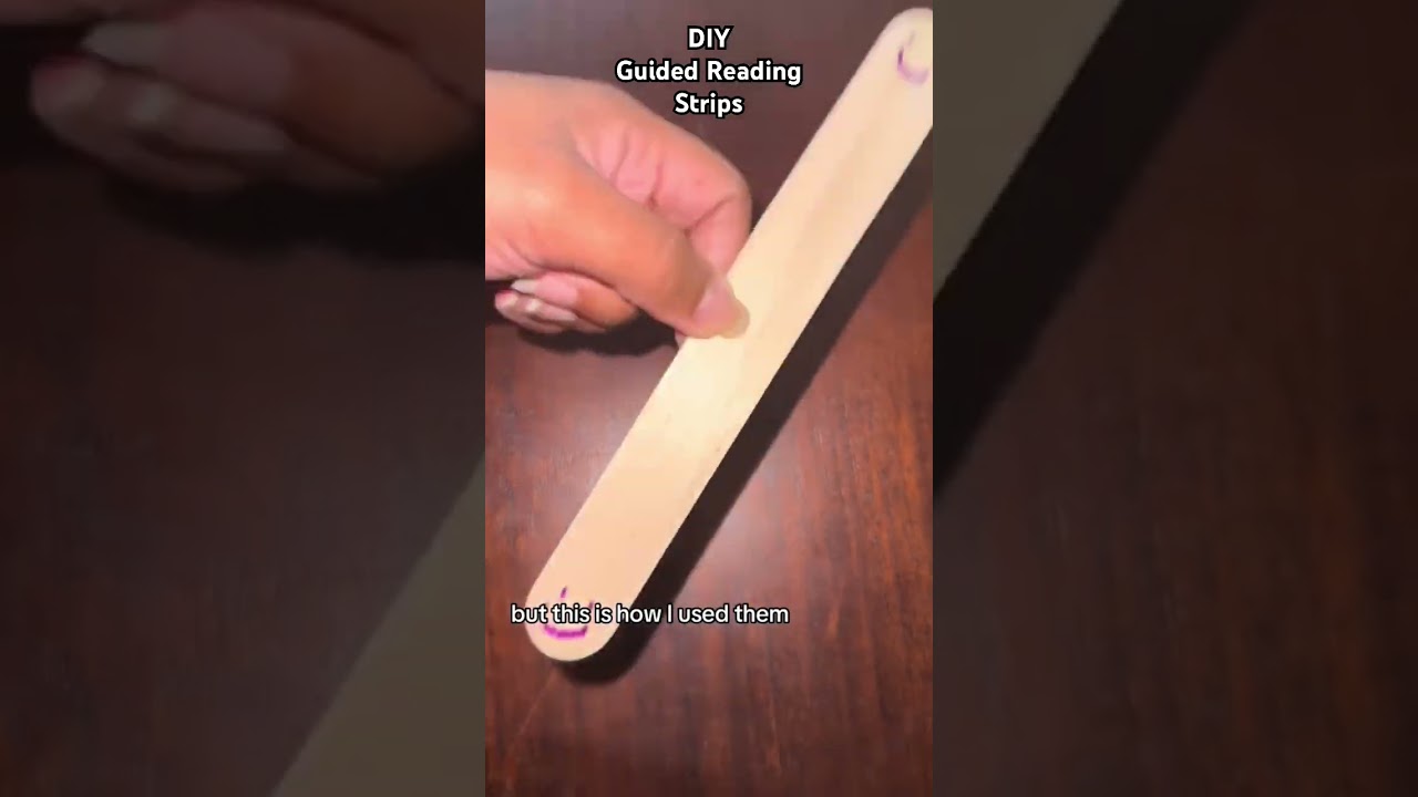DIY Guided Reading Strips 📚