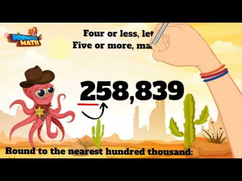 Round Numbers Up to 1 Million to the Nearest 100,000 | 4th Grade Math