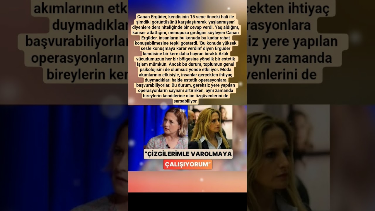 Canan Ergüder'in 15 Yıllık Dönüşüm Hikayesi: Yaşlandın mı? 🌟