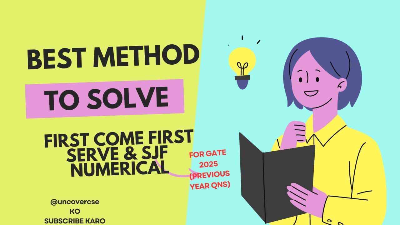 SJF & FCFS CPU Scheduling Numerical Problems π