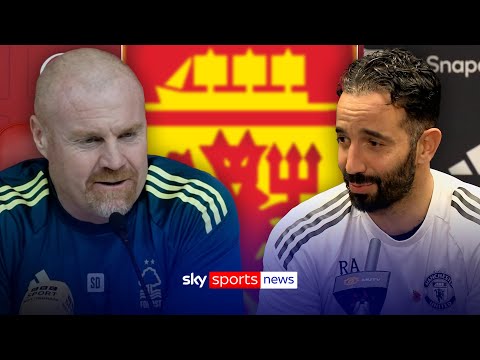 "Maybe it's true" | Ruben Amorim and Sean Dyche on who would do better at Man Utd