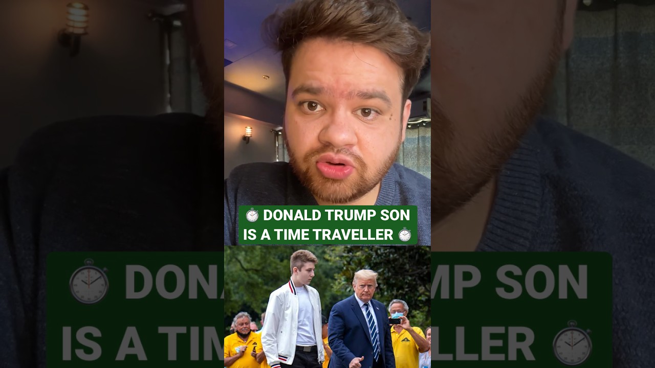 Did Donald Trump's Son Really Time Travel? 🤔