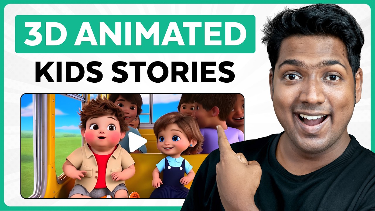 Create Stunning 3D Animated Kids' Stories with AI – Easy & Fast! 🎥