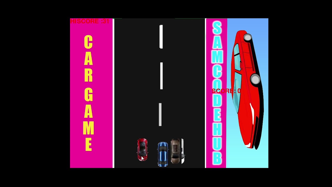 Build a Car Race Game with Python Pygame 🚗