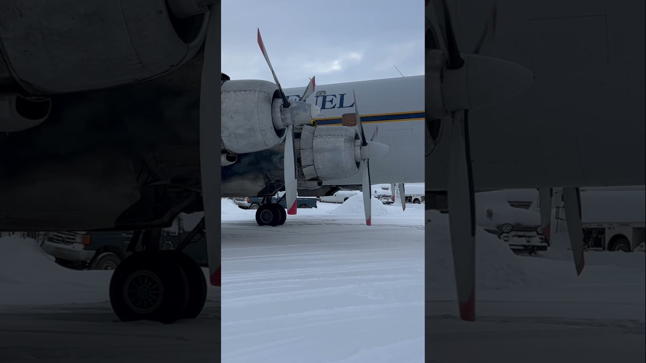 Reviving 70-Year-Old Engines on the DC-6 ✈️ | Pilot Life & Cold Start in Alaska