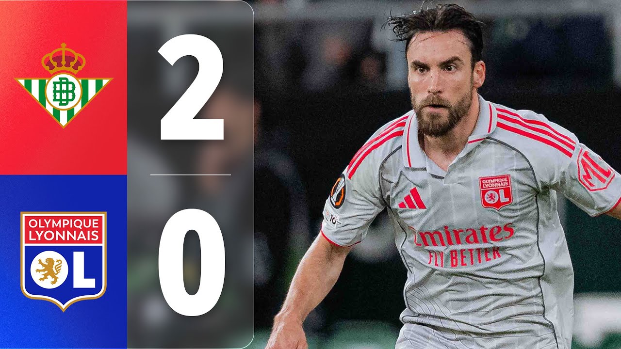 Real Betis - OL : première défaite en Europa League (2-0)