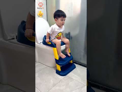 Seeking the Best for Your Toddler's Potty Training? The Baby Toilet Training Ladder Awaits #cutebaby