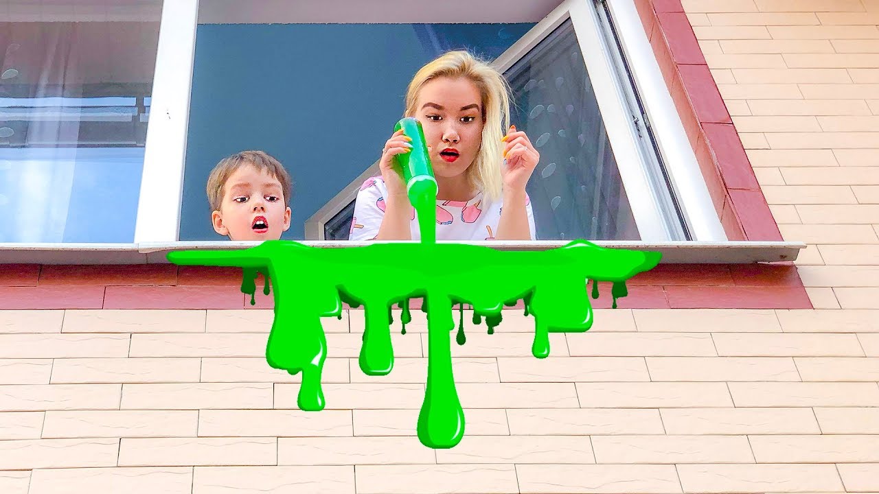 Эксперимент с слаймом: Света и Богдан 🧪