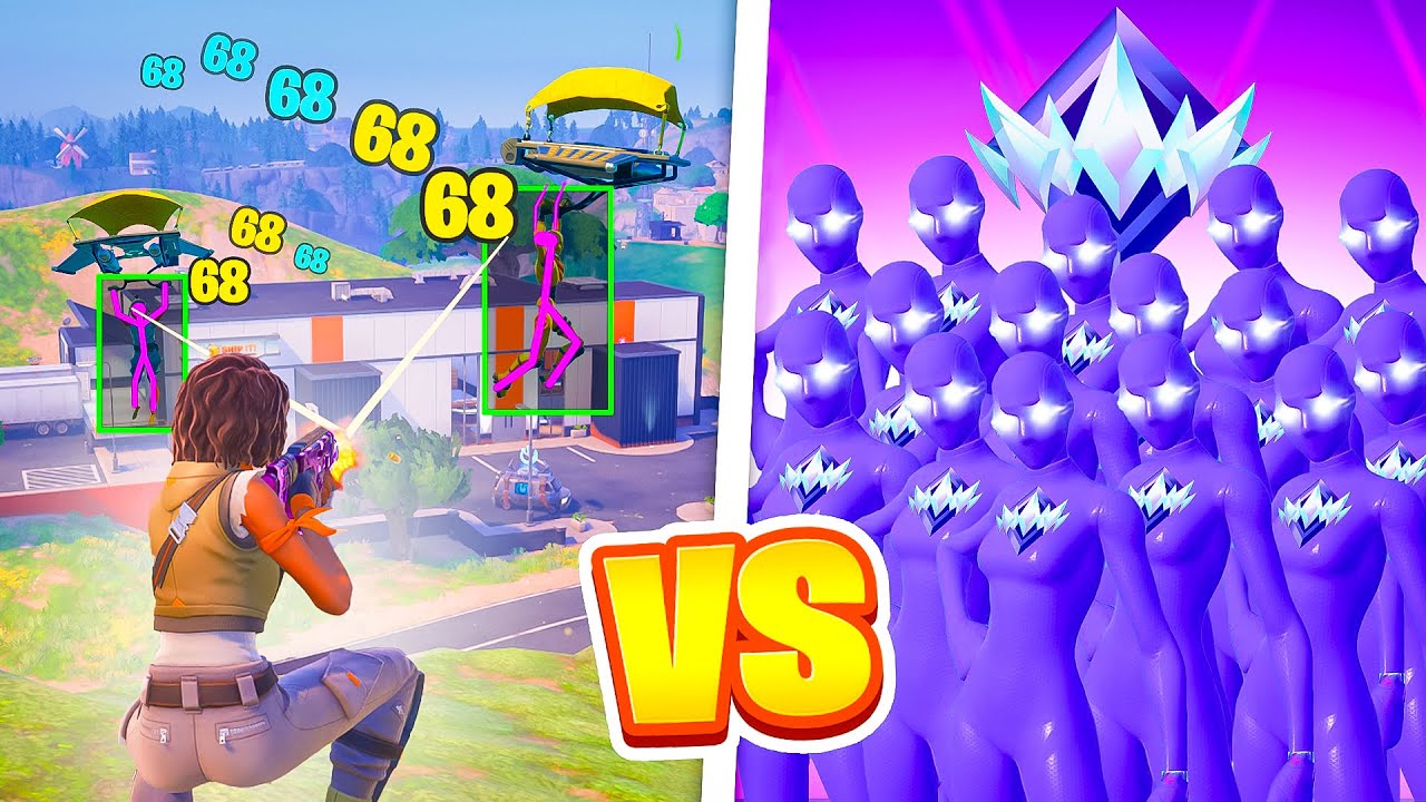 Aimbot Hacker Battles 99 Unreal Players ๐ฎ