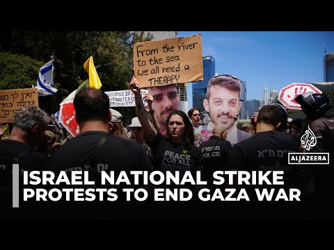 Israelis hold nationwide protest to end Gaza war, ‘bring back the hostages’