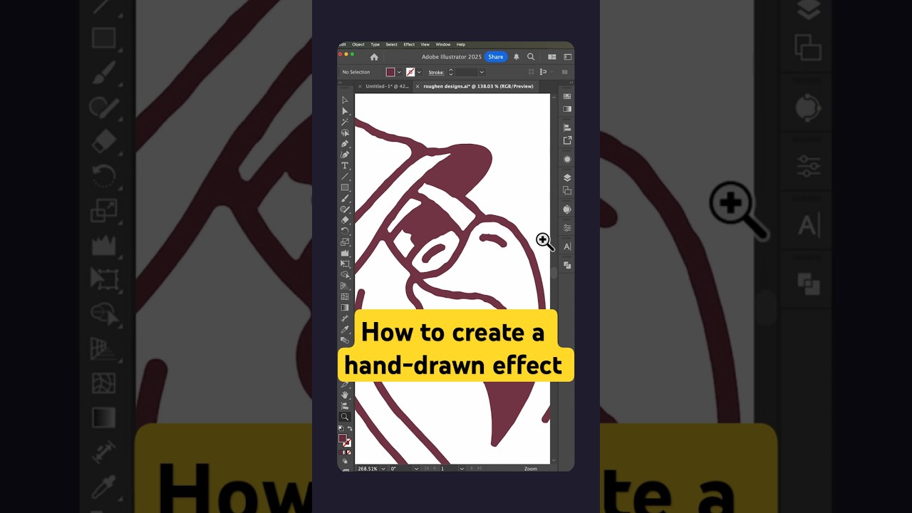 3 Easy Techniques to Achieve a Hand-Drawn Look in Adobe Illustrator ✏️