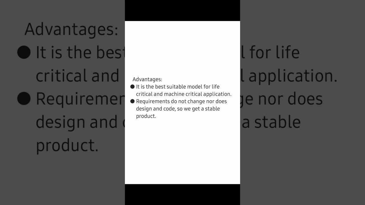 Benefits of the Waterfall Model in SDLC