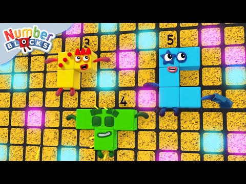 Mathématiques artistiques et couleurs | Apprendre à Compter | Numberblocks en français