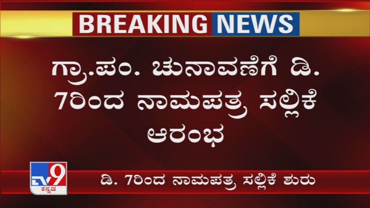 Karnataka Gram Panchayat Elections 2020: Nomination Filing Dates Announced (Dec 7-11) 🗳️